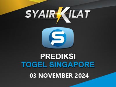 Bocoran Syair Togel Singapore Tanggal 3 November 2024 Hari Minggu